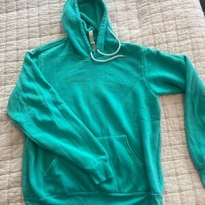 Bella Canvas Turquoise Fleece Hoodie